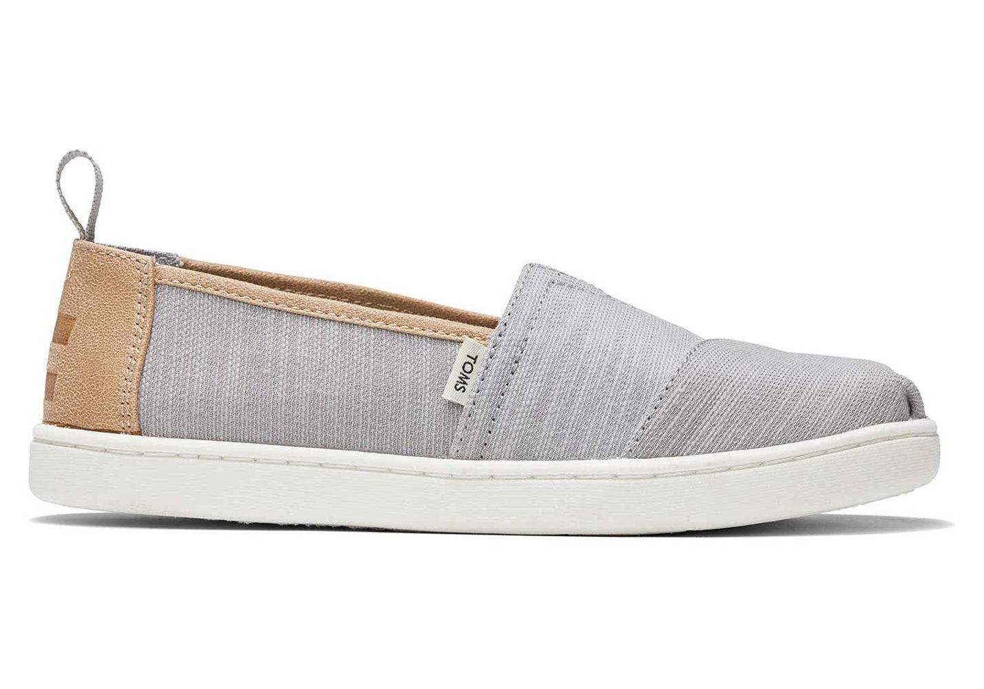 Toms Alpargata Youth Woven Espadrille Grey - Kids - 04687-QDJB